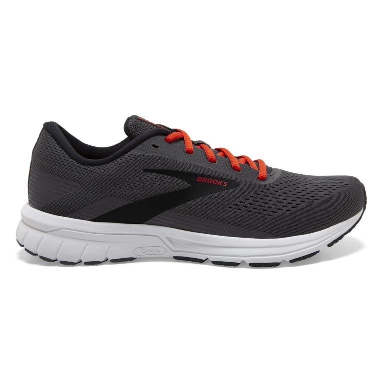 Brooks Signal 3 - Mens Road Running Shoes - Blackened Pearl/Black/Red Clay (68427PNCF)